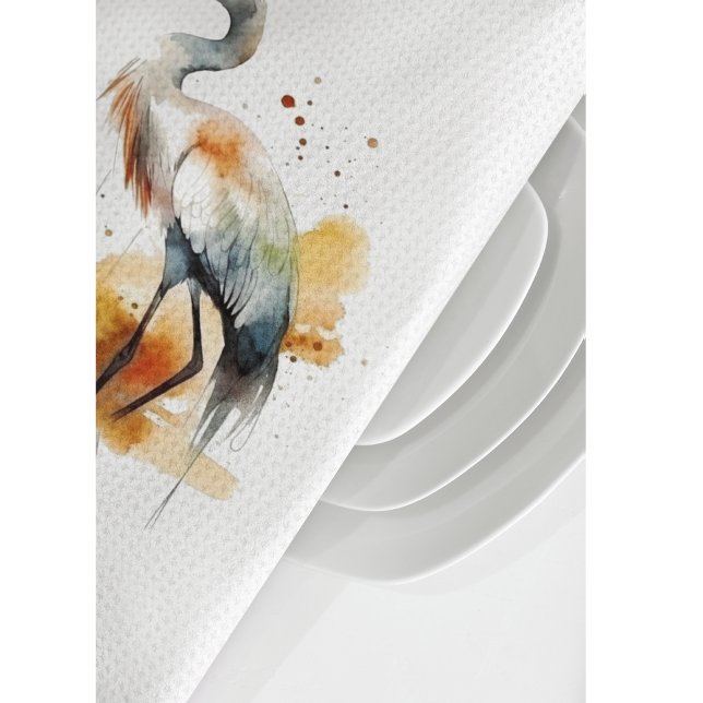 Wandering Crane, cutom Tea Towel (Creator Uploaded)