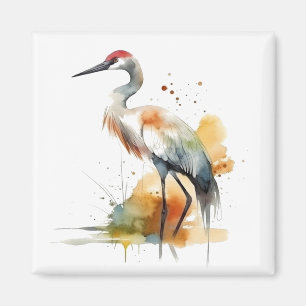 Wandering Crane Magnet