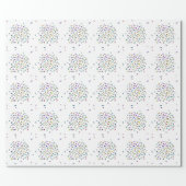 Wandering Mini Bugs and Mini Beasts Wrapping Paper (Flat)
