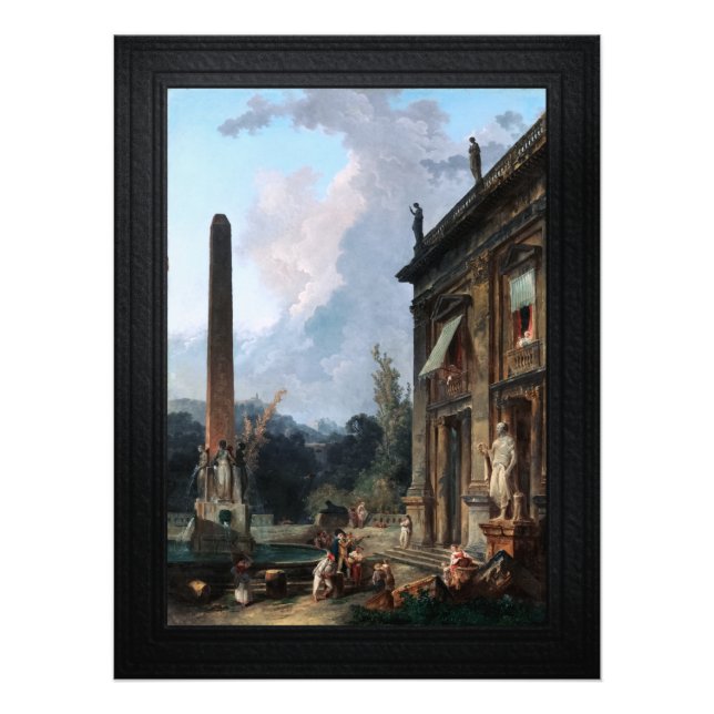 Wandering Minstrels by Hubert Robert Photo Print (Front)
