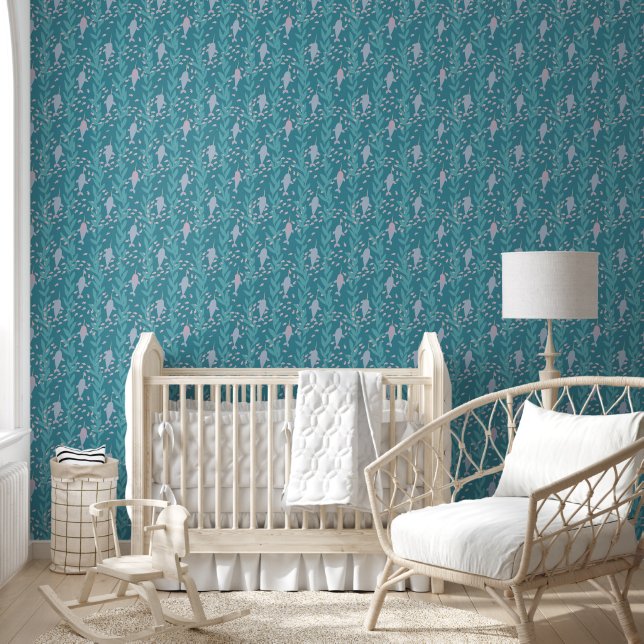 Wandering Pod of Narwhal Wallpaper (Kids)