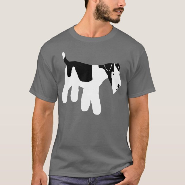 Wandering Wire Fox Terrier T-Shirt (Front)