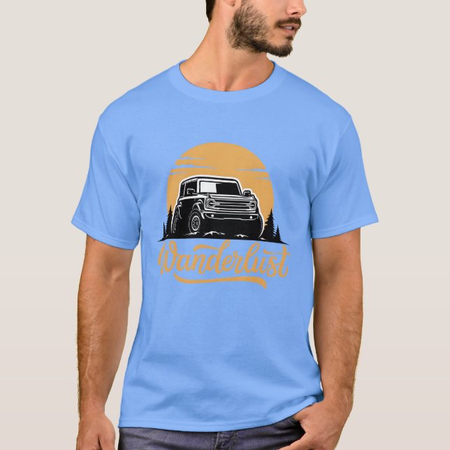 Wanderlust Adventure Car Roadripravelee friends gi T-Shirt (Front)