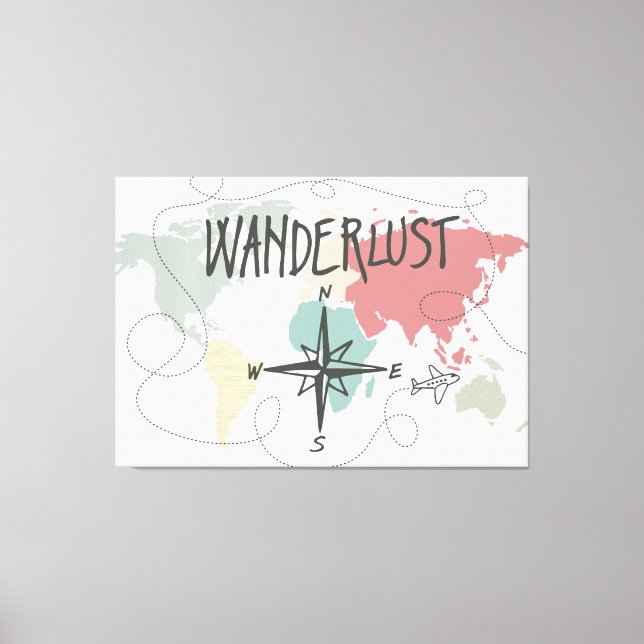Wanderlust Canvas Print (Front)