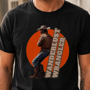 Wanderlust Cowboy T-Shirt - Adventure Awaits