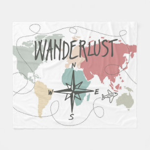 Wanderlust Fleece Blanket