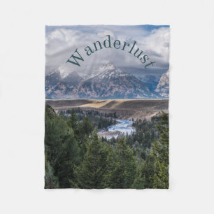 Wanderlust Fleece Blanket
