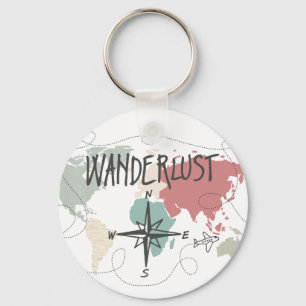 Wanderlust Key Ring