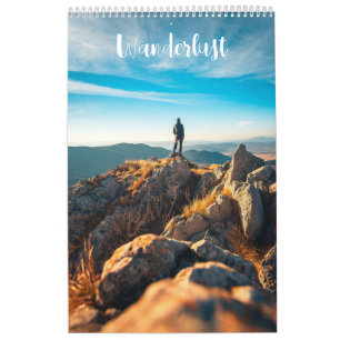 Wanderlust landscape photo calendar