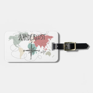 Wanderlust Luggage Tag