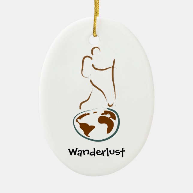 Wanderlust Ornament (Front)