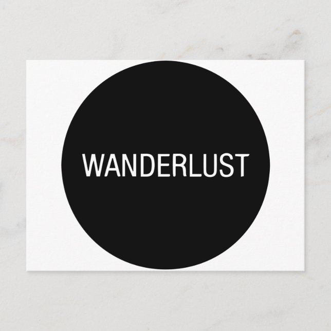 WANDERLUST POSTCARD (Front)