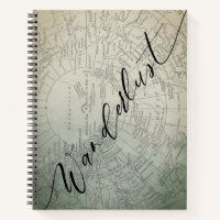 Wanderlust Teal Ombre Watercolor Adventure Map