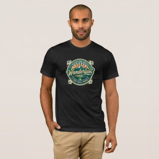 Wanderlust The Trail Ahead – Vintage Retro Outdoor T-Shirt