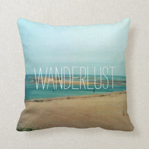 Wanderlust, throw pillow
