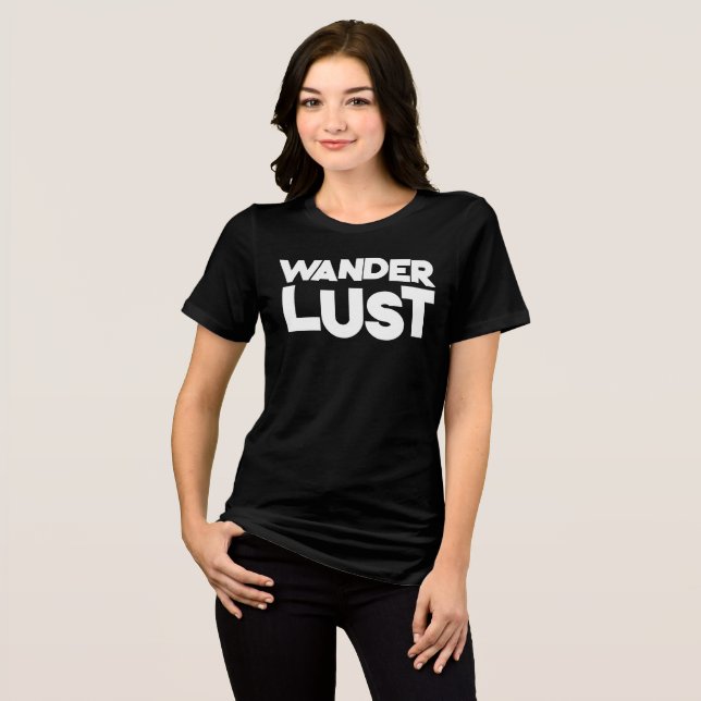 WANDERLUST TRAVEL T-SHIRTS T-SHIRT (Front Full)