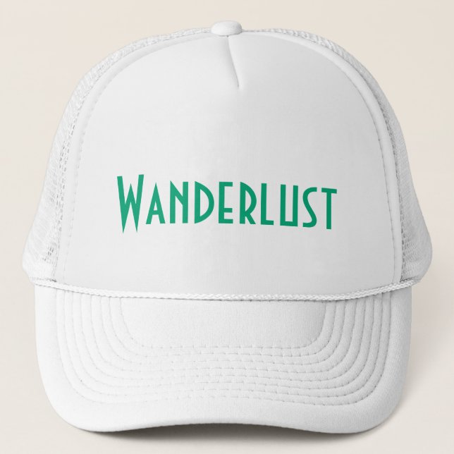 Wanderlust Trucker Hat (Front)