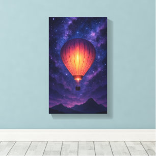 Wanderlust Universe – Surreal Travel Adventure  Canvas Print