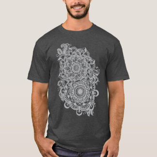 Wanderlust Zen Floral Hipster Boho Yoga Music Fest T-Shirt