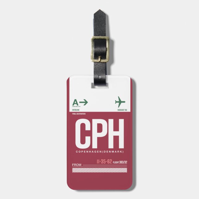 WanderTag - Luggage Tag (Front Vertical)