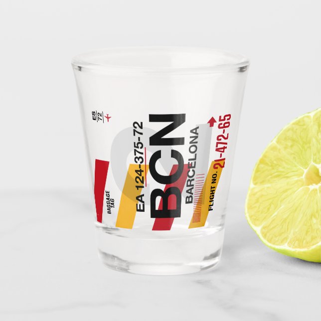 WanderTag Shot Glass (Front)