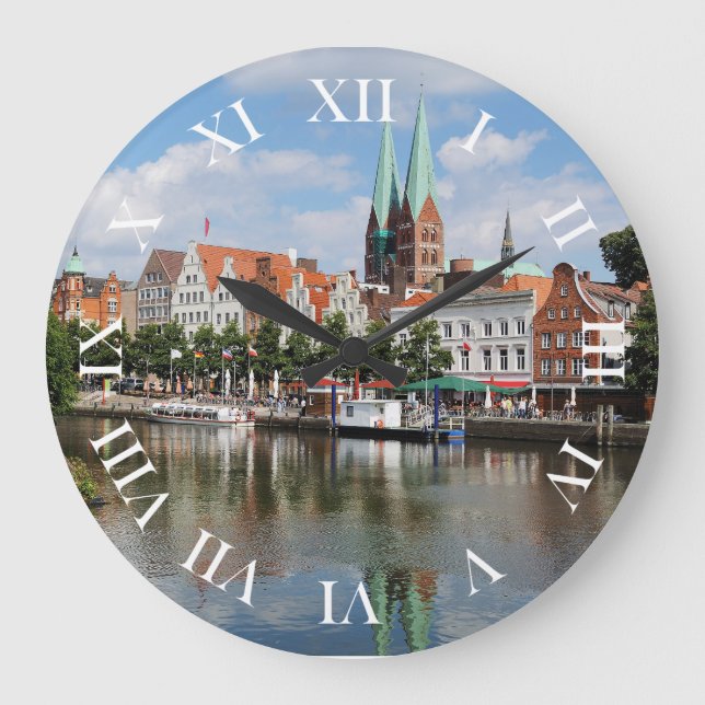 Wanduhr Lübeck Large Clock (Front)