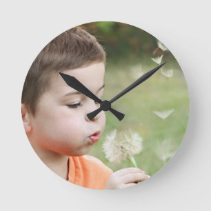 Wanduhr mit deinem eigenen Foto Round Clock