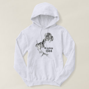 Wang Lang 1644 White Hoodie