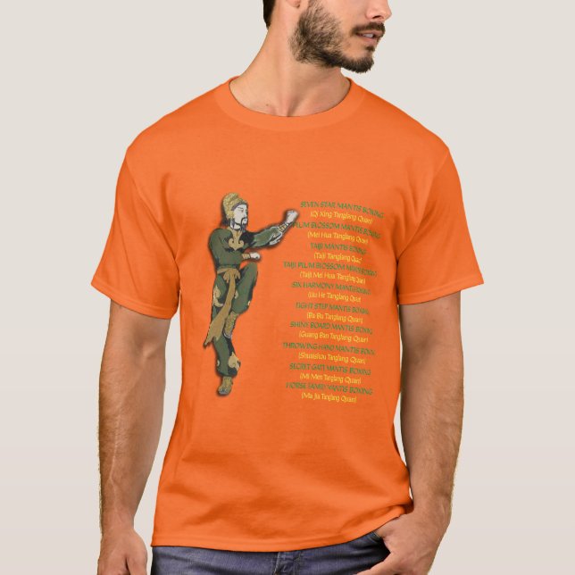 Wang Lang Mantis Styles T-Shirt (Front)