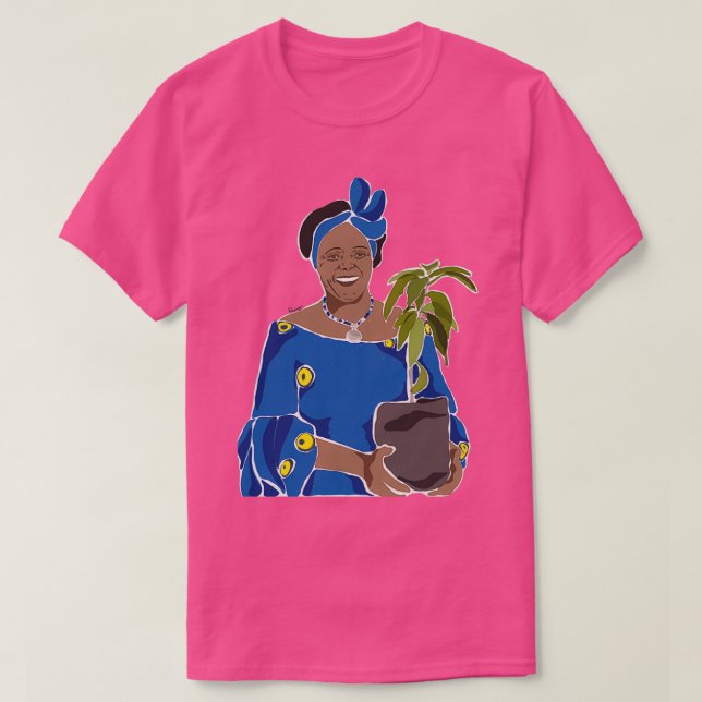 Wangari Maathai limited edition T-Shirt (Design Front)