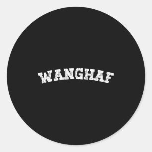Wanghaf Meme Funny Classic Round Sticker