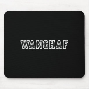 Wanghaf Shirt – Bold Minimalist Streetwear Graphic Mouse Pad