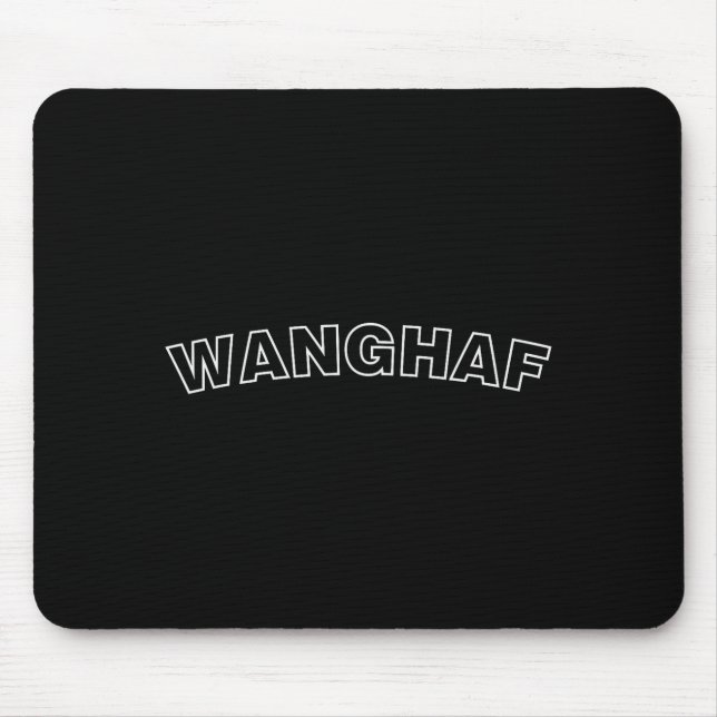 Wanghaf Shirt Wanghaf Funny Trendy Graphic Tee  Mouse Pad (Front)