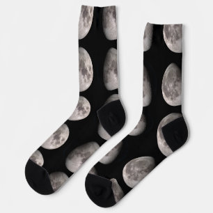 Waning gibbous moon phase NASA images Socks