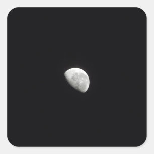 Waning Moon 2 Square Sticker