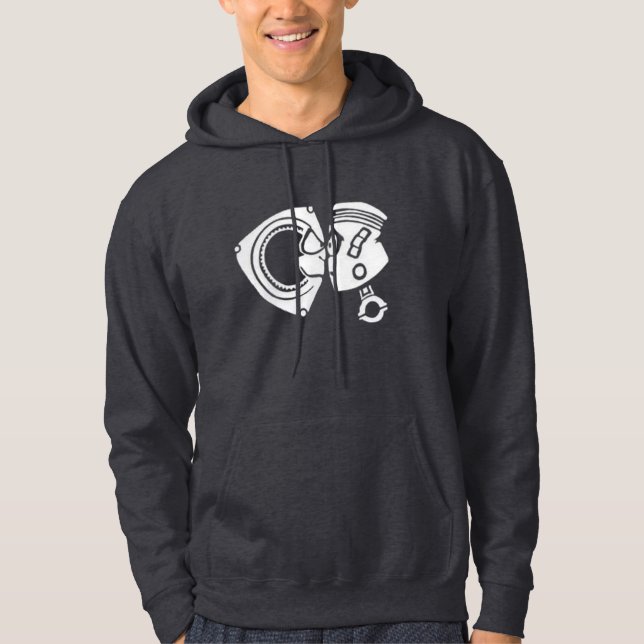 WANKEL VS PISTON HOODIE (Front)