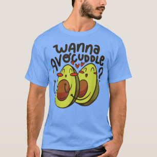 Wanna Avocuddle Loving Couple Avocado Costume T-Shirt