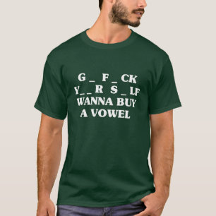 Wanna Buy A Vowel - Dark T-Shirt