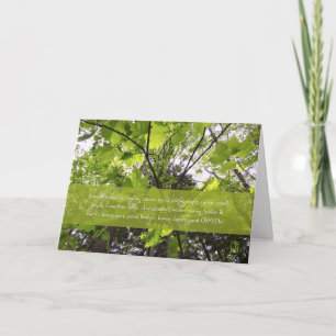 Wanna go plant a tree with me? Folded Greeting Card