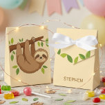 Wanna hang out? sloth kids birthday favour box<br><div class="desc">Celebrate in chill style with this adorable sloth birthday item 🦥🎈 Perfect for a relaxed,  fun-filled party with sweet vibes and big smiles 🎂✨ Cute,  playful,  and fully customizable for your special day! 💛🎉</div>