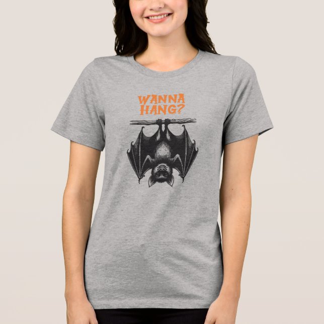 wanna hang, white shirt (Front)