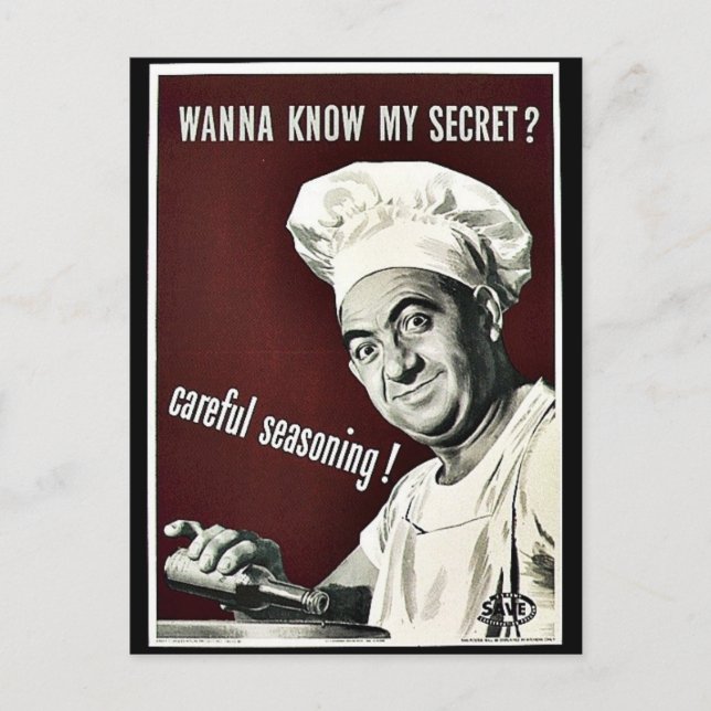 Wanna Know My Secret? Postcard (Front)