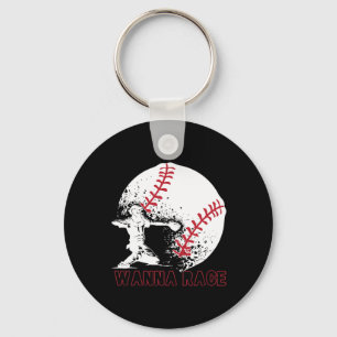 Wanna Race Funny Catcher Bysebyll Throw Softbyll S Key Ring