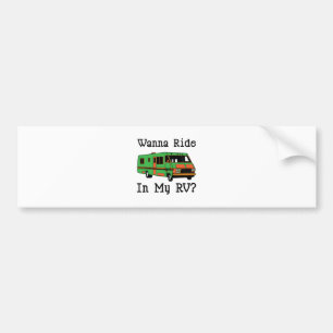 Wanna Ride Bumper Sticker