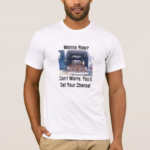 Wanna Ride, Funeral Hearse American Apparel T-Sh T-Shirt