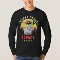 Wanna Smoke Alpaca Bowl Camelid Mammal Alpaca  