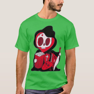 Wanna watch horror films T-Shirt