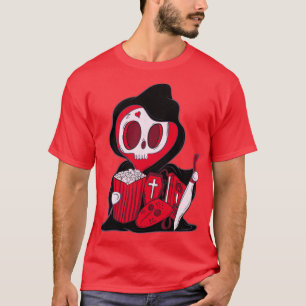 Wanna watch horror films T-Shirt