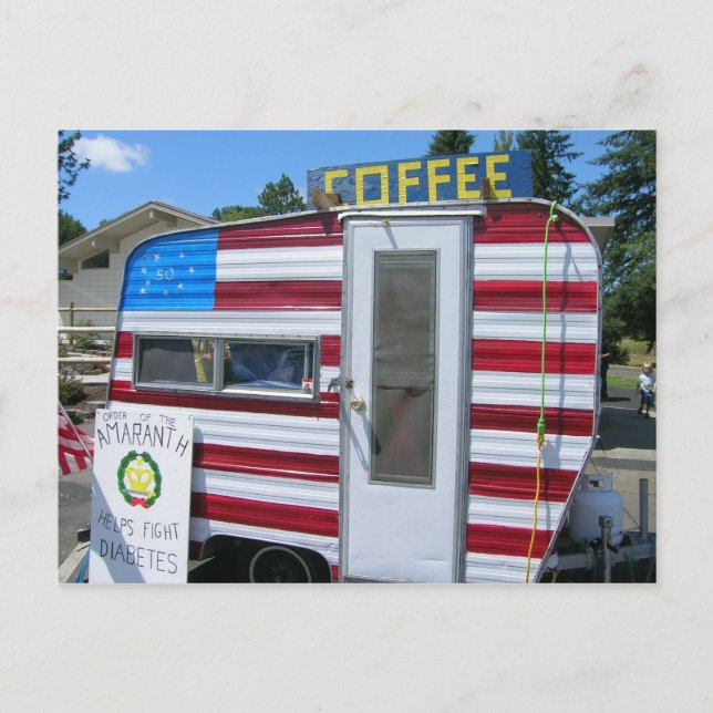 Want Coffee? Postcard (Front)