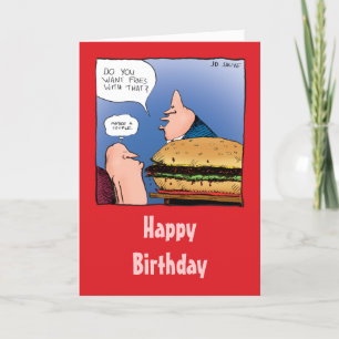Want Fries with That? Birthday Card